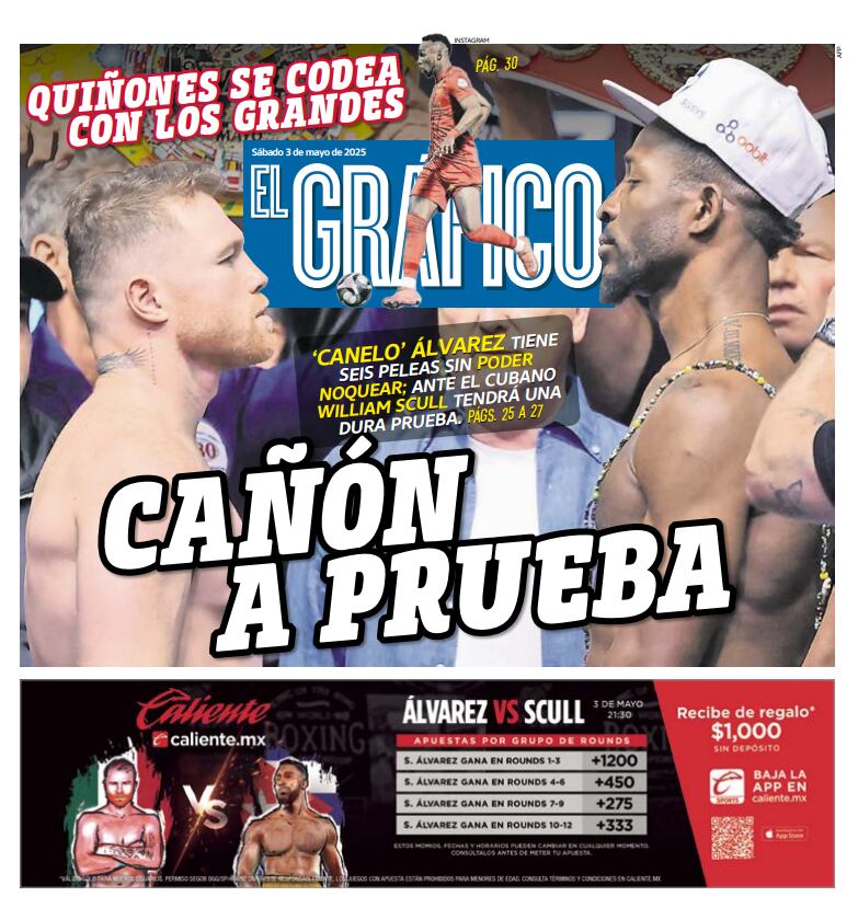 Imagen: El Gráfico (Portada El Gráfico 3 de mayo)