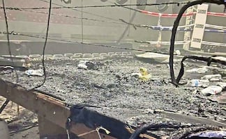 ¡Balazos y siniestro! Comando armado dispara contra evento en Hermosillo, prenden fuego al ring de box