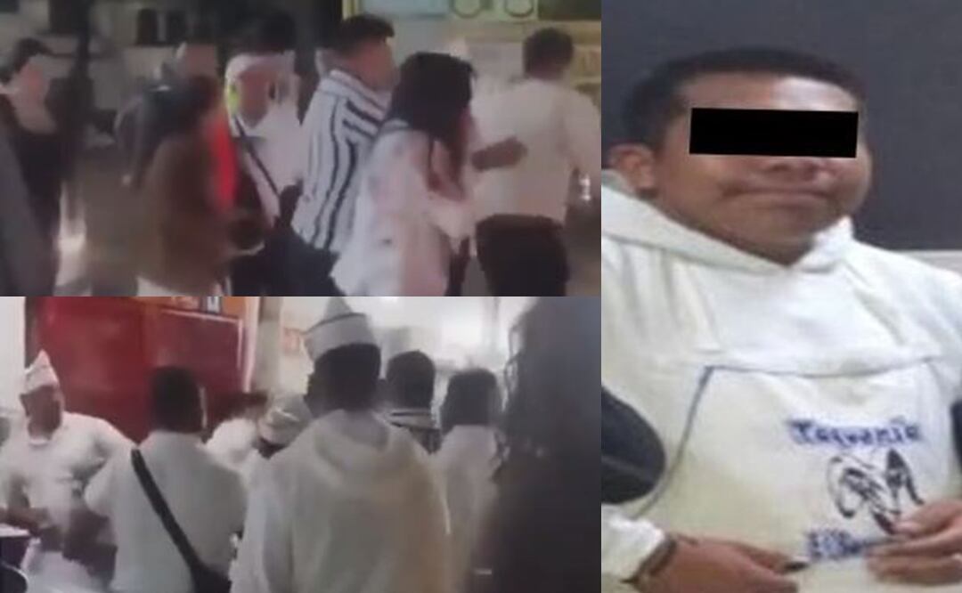 VIDEO: Se arma la golpiza en 'El Borrego Viudo', meseros se dejan ir contra una pareja