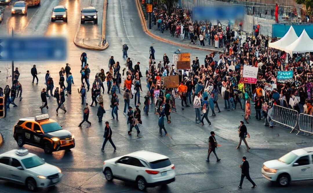 Tráfico hoy en CDMX: Manifestaciones y eventos que impactarán la movilidad