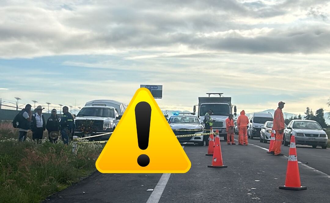 Automovilista atropella a peregrinos sobre la Peñón-Texcoco, hay varios muertos y heridos