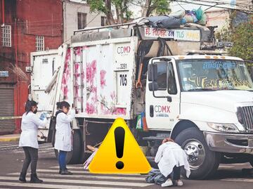 Abuelita de 80 año muere arrollada por un camión de basura en CDMX