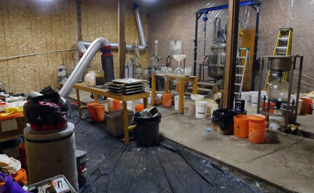 Canadá también ofrece “tributo” a Trump: Policía Montada desmantela superlaboratorio de fentanilo