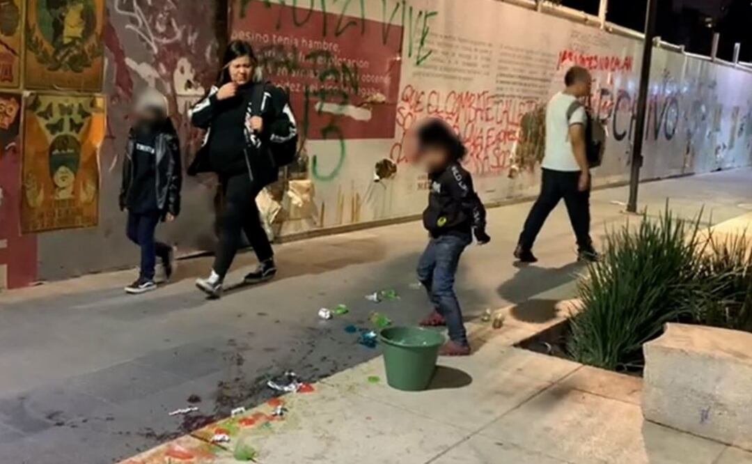 Truco fallido en Halloween: Captan a niño “montagelatinas” en CDMX y su reacción se viraliza