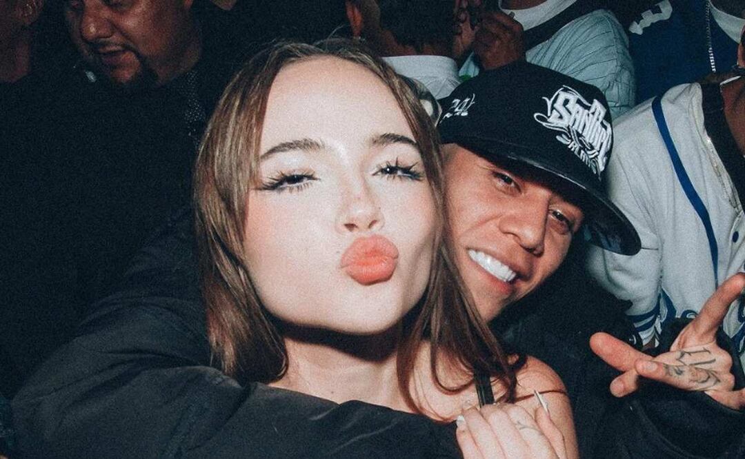 Stela Mueller, novia de Santa Fe Klan es criticada en redes por llamar guapo al rapero