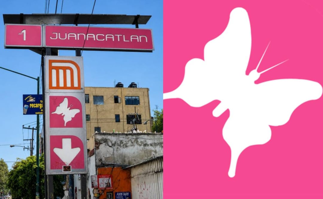 ¿Qué significa Juanacatlán y por qué la estación del Metro CDMX tiene una mariposa como símbolo?. Foto: (Especial)