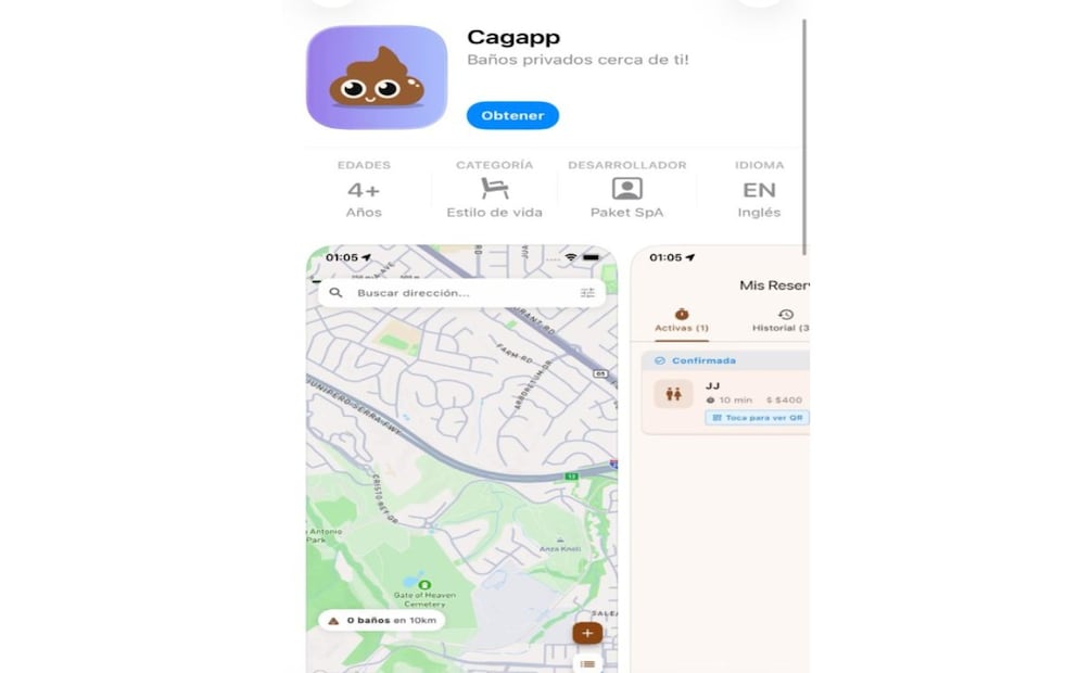 Cagapp: la app que te ayuda a encontrar un baño urgente para que no te hagas del 2