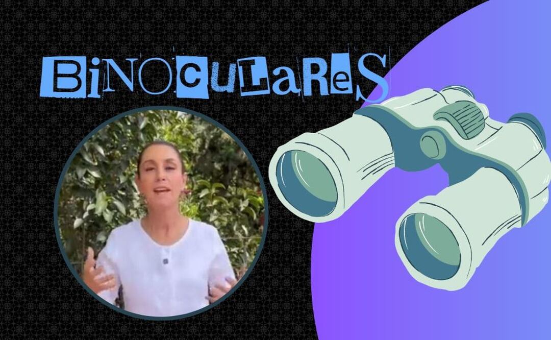 BINOCULARES: ¿Hay favorito en encuestas de la CDMX? Sheinbaum aparece en video para responder