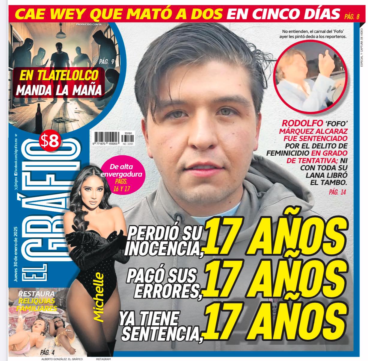 Portada El Gráfico | Jueves 30 de enero 2025