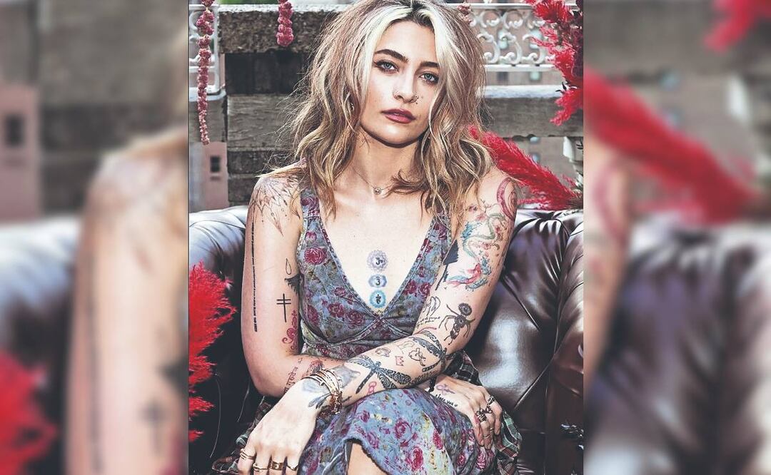 Paris Jackson enseña el hoyito que le quedó tras consumir sustancias ilegales. Foto: (Redes Sociales)