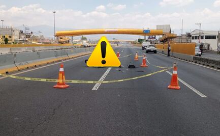 Autopista México-Puebla: motociclista muere tras pérdida de control y colisión con camioneta