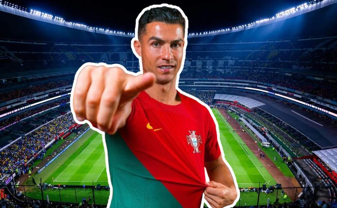 ¡CR7 en CDMX! Portugal será el invitado de lujo en la reinauguración del estadio Banorte. Foto: (Redacción El Gráfico)