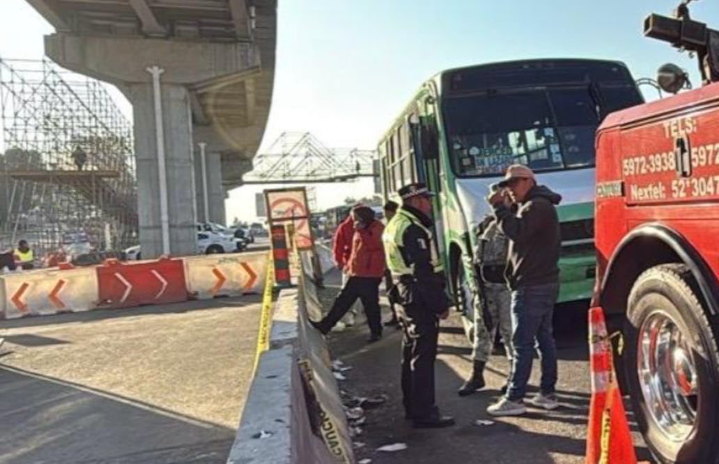 Pasajeros viven minutos de terror: Asalto a camión termina con un joven baleado en la México-Puebla (Foto: Yara Silva)