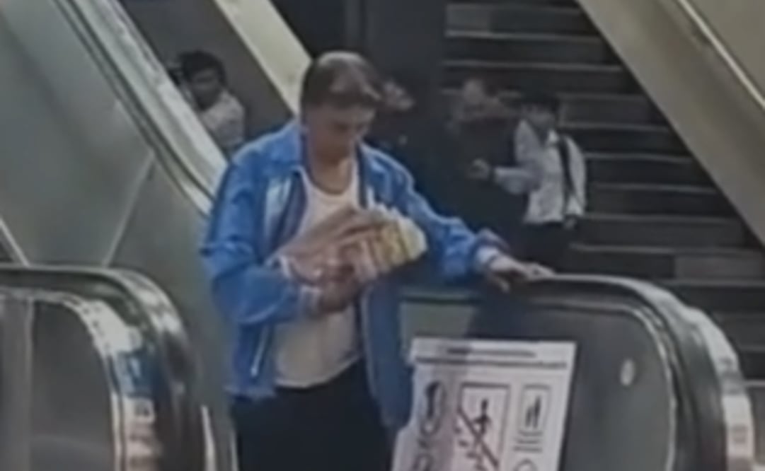 ¡Cardio de alto riesgo! Hombre convierte escaleras del Metro en caminadora
Foto: Redes Sociales