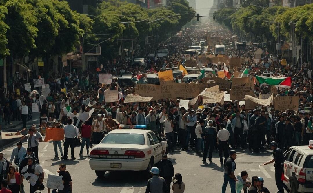 Manifestaciones y bloqueos en CDMX: ¿Qué zonas evitar HOY viernes 25 de octubre?