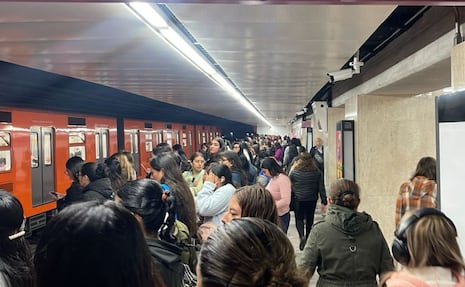 Metro CDMX colapsado: Líneas 2, 3, 12 y A saturadas con retrasos 