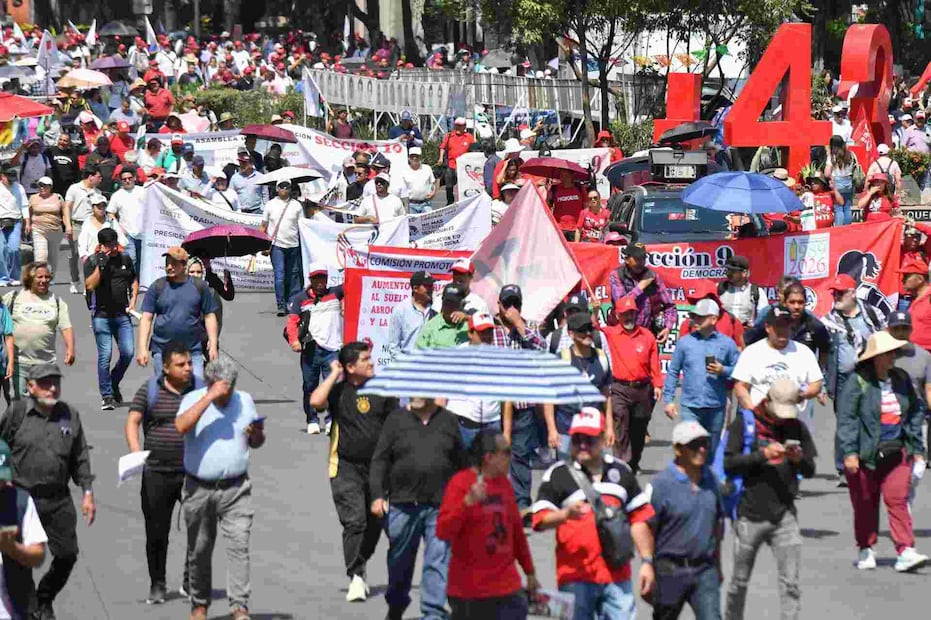 Megamarcha de la CNTE colapsará la CDMX este viernes 15 de mayo ¿Cuáles serán las vialidades afectadas?. Foto: (Cuartoscuro)