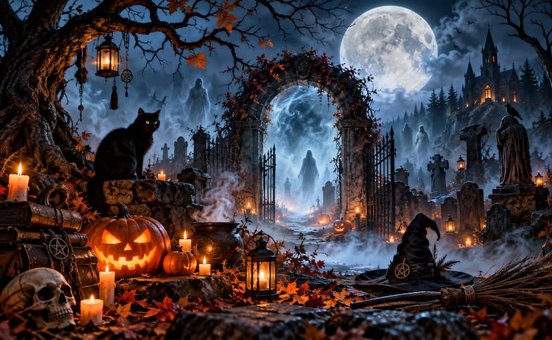 ¿Se abre la puerta al más allá en Halloween? Las creencias que alimentan el misterio