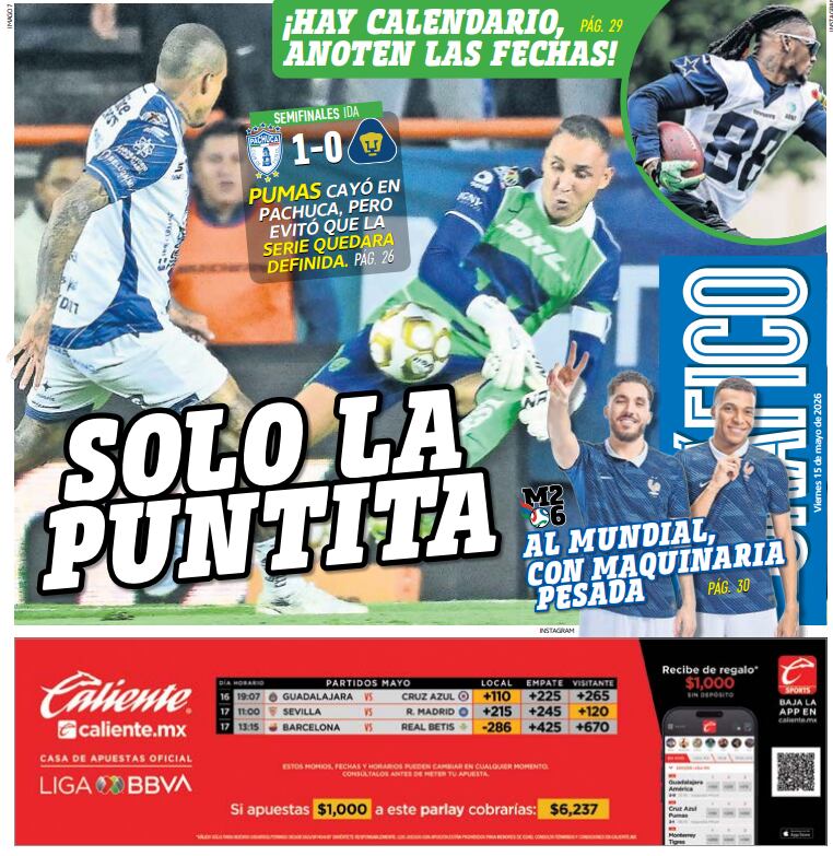 Portada El Gráfico | Viernes 15 de Mayo de 2026