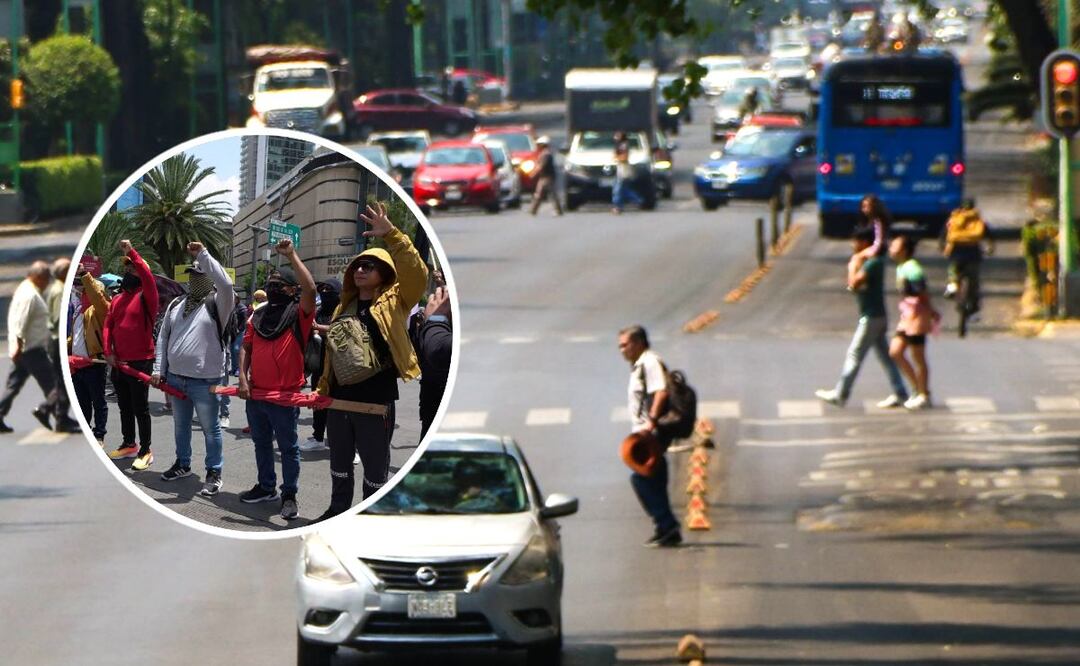 Foto: Cuartoscuro (Tráfico en CDMX HOY sábado 7 de junio: ¿Dónde habrá marchas?)