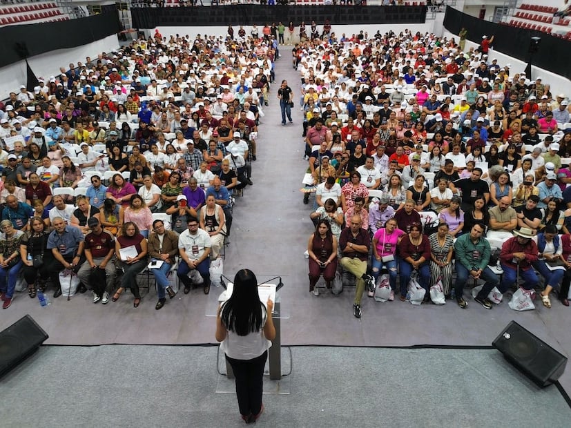 Ariadna Montiel refrenda compromiso de Morena con la organización popular en Chihuahua. Foto: (Especial)