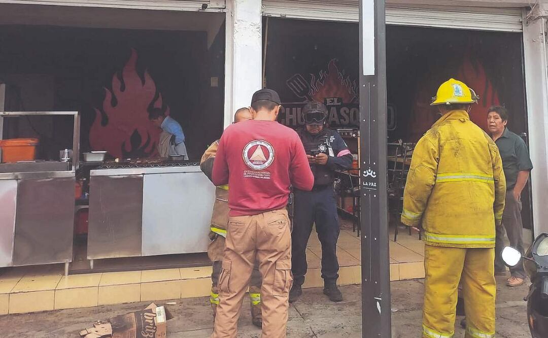 Explota cocina de ‘El Churrasquito’ en Los Reyes y deja 6 quemados. Foto: (Especial)