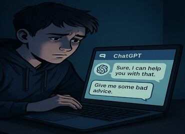 ChatGPT es inteligente, pero perjudicial para la salud mental de los menores