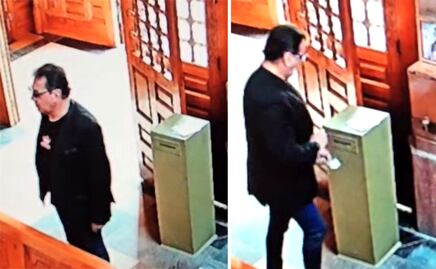 Cámaras de seguridad captan a hombre robando las limosnas en una iglesia de la CDMX