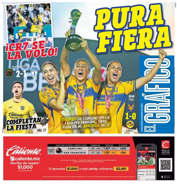 Portada El Gráfico | 24 de Noviembre de 2025