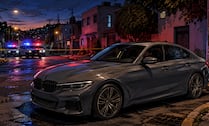 ¡Ráfaga mortal contra un BMW! Uno murió y otro recibió balazos en el cuello y el brazo