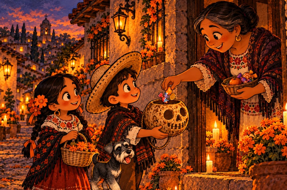 ¿Por qué se llama "calaverita"? (Foto: Creada con IA)
