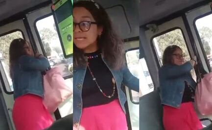 VIDEO: "Lady RTP" agrede a chofer por no hacerle la parada ¿pudo provocar un accidente?