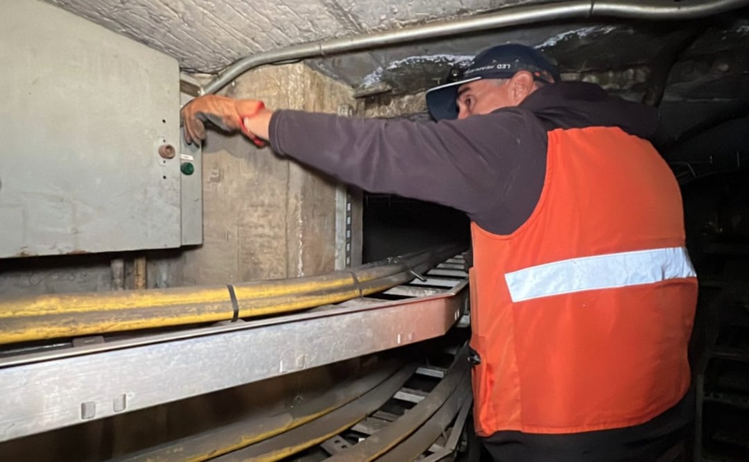 Trabajos de mantenimiento en el Metro CDMX (Foto: Especial)