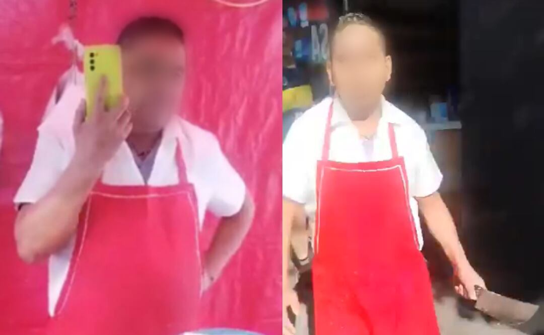 Taquero amenaza con machetear a clientes que defendían a mujer acosada, en CDMX