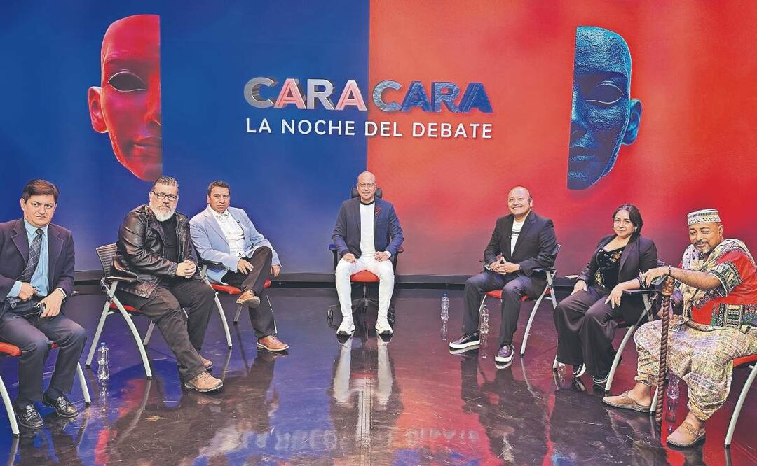 Programa "Cara a Cara: La Noche del Debate". Foto: (Yohanan Díaz. El Gráfico)