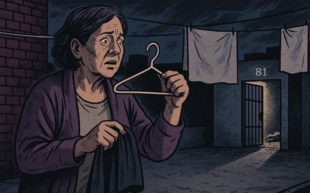 Mujer encuentra cadáver (Foto: Creada con IA)