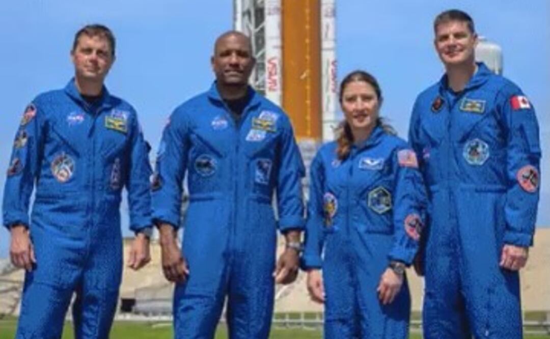 Astronautas despiertan en la nave Orión: Artemis II se dirige a la Luna y llegará el lunes. Foto: (NASA)