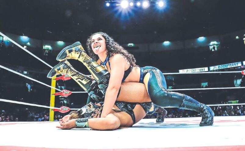 Persephone se enfrentará, ahora como luchadora de AEW, a Mercedes Moné por su título