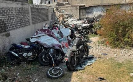Ecatepec sorprende otra vez: Encuentran predio con más de 200 motocicletas robadas