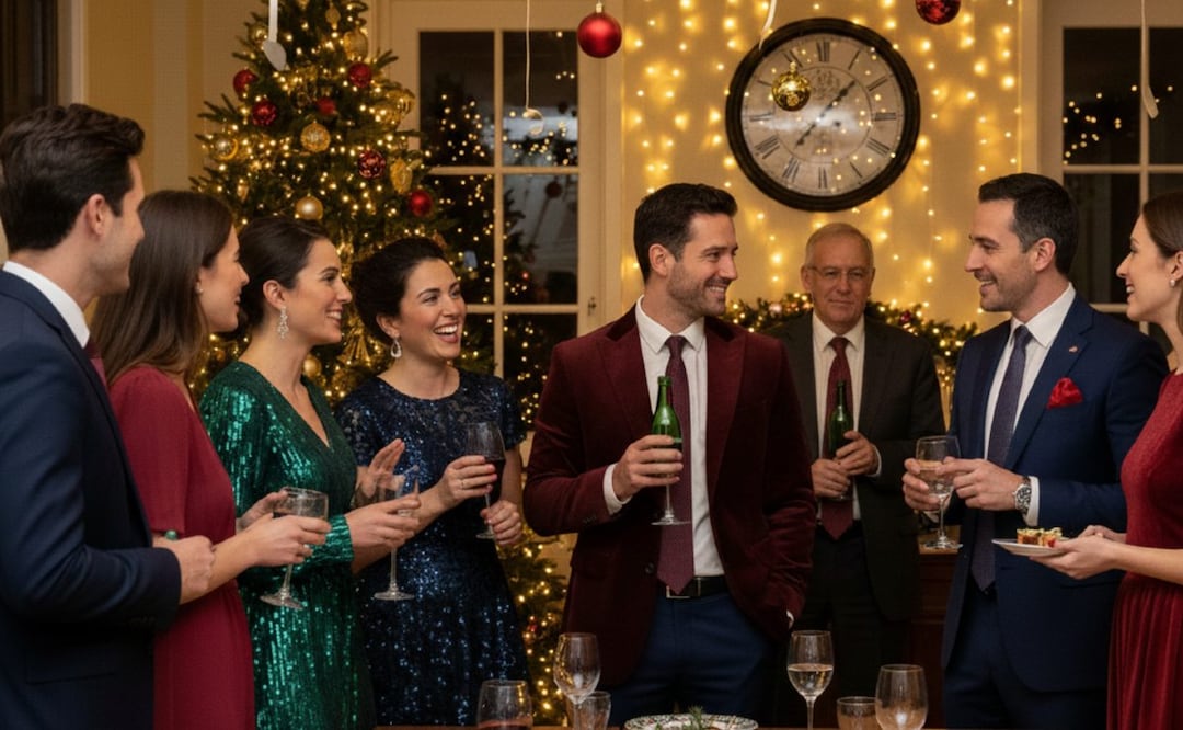 Posada en el trabajo (Foto: Creada con IA)