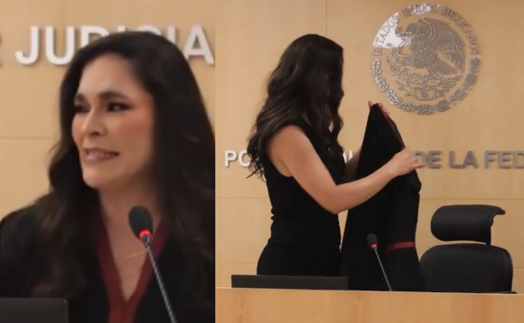 Jueza llora en su última audiencia (Foto: X)
