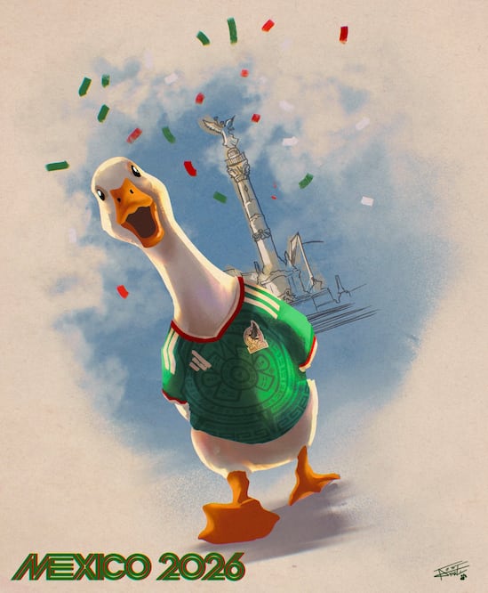 Pato Merlín, embajador del torneo (FOTO: @Miseleccionmx)