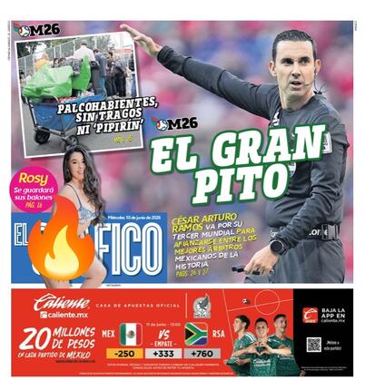 Portada El Gráfico | Miércoles 10 de Junio de 2026