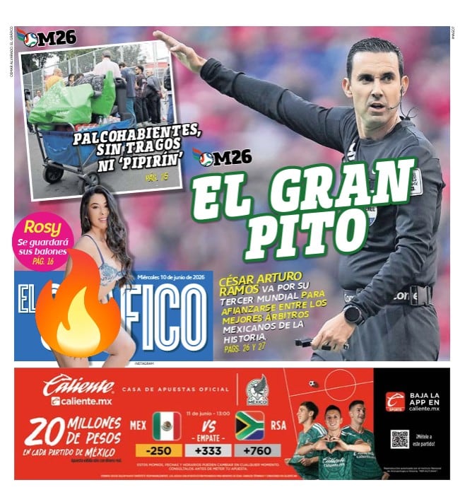Portada El Gráfico | Miércoles 10 de Junio de 2026