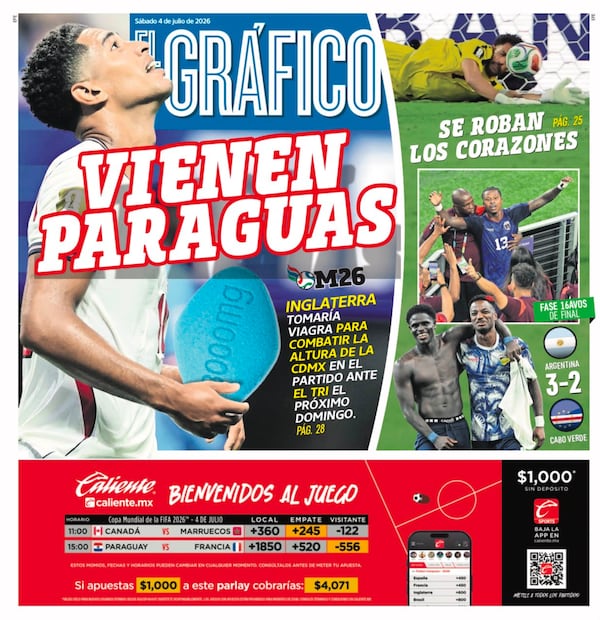Portada El Gráfico | Sábado 4 de Julio de 2026