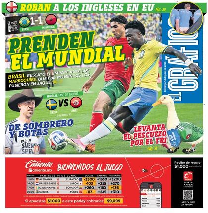 Portada El Gráfico | Domingo 14 de Junio de 2026