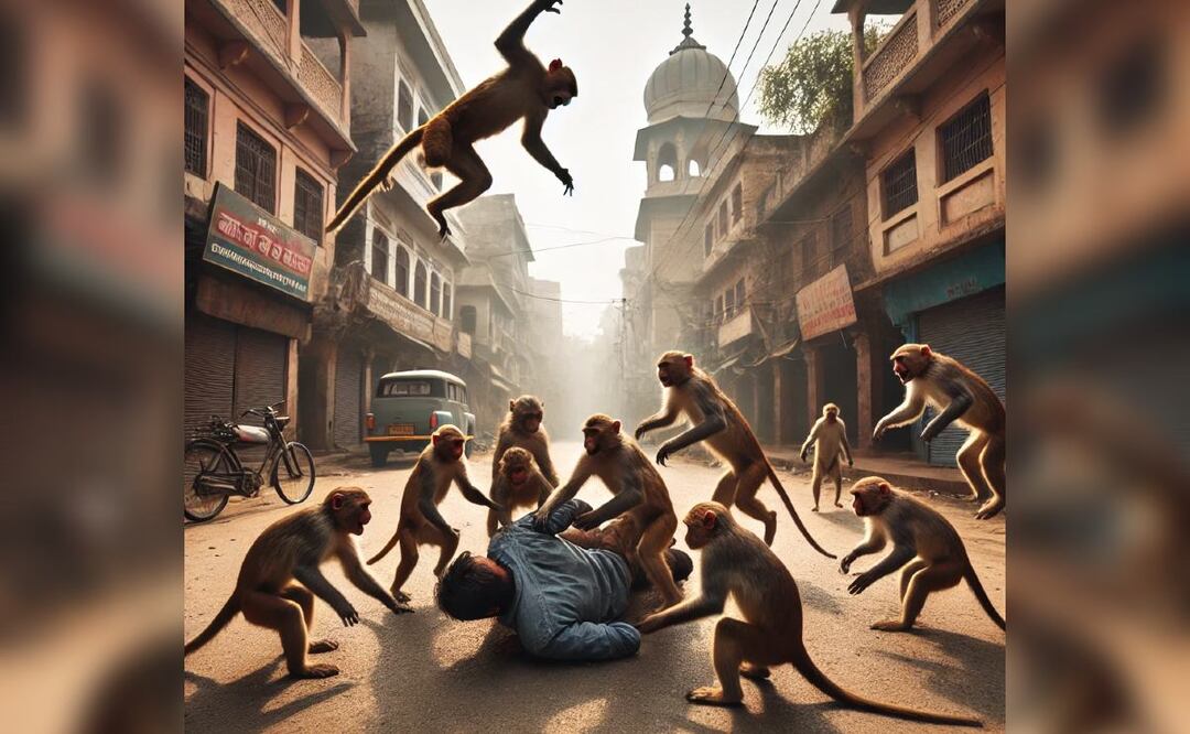 ¡Se vuelven héroes! Monos salvan a nena de ser agredida por un abusador