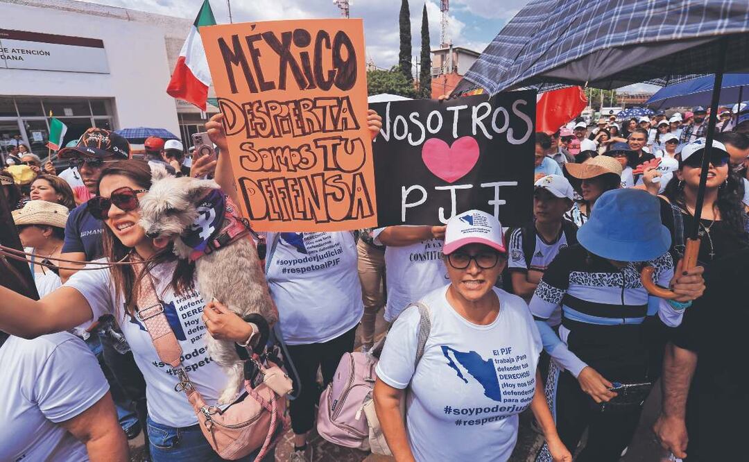 Amenazas a trabajadores del PJF no los tambalean y siguen firmes con paro laboral