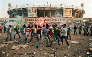 Tepiteños "calmaron" a hooligans en 1986. Para el duelo contra México, ni sus luces de la fans ingleses  