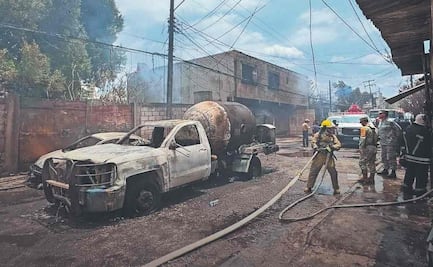 ¡NO DEJÓ NI VER GAS! Pipa explota y desata el terror en Cuernavaca